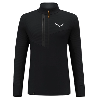 Langarmshirt Salewa Vajolet Polarlite Responsive Half Zip Herren Black Out