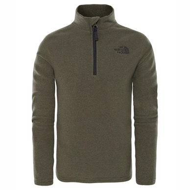Pullover The North Face Glacier 1/4 Zip New Taupe Grün Kinder