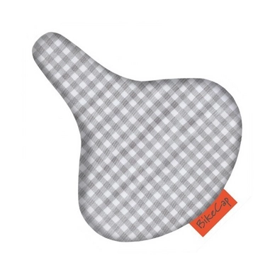 Zadelhoes Bikecap Ruitje Zilver
