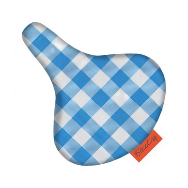 Zadelhoes Bikecap Ruit Aqua