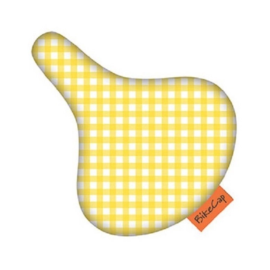 Zadelhoes Bikecap Yellow Checkmate