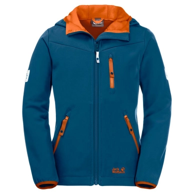 Manteau de ski Jack Wolfskin Kids Whirlwind Glacier Blue