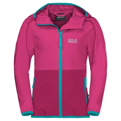 Jas Jack Wolfskin Girls Turbulence Pink Peony