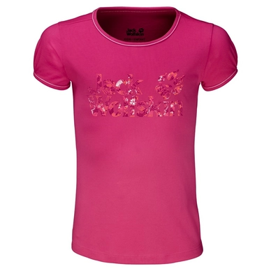 T-Shirt Jack Wolfskin Brand T Girls Tropic Pink