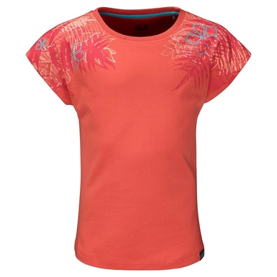 T-Shirt Jack Wolfskin Orchid T Girls Hot Coral