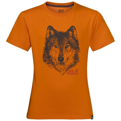 T-Shirt Jack Wolfskin Boys Brand Desert Orange