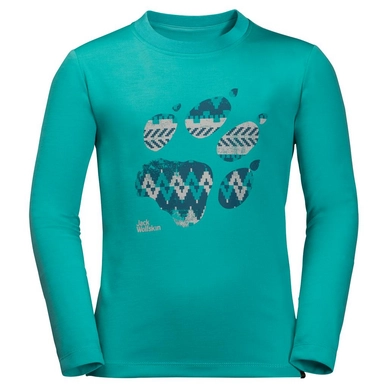 Longsleeve Jack Wolfskin Vargen Longsleeve Aquamarine Kinder