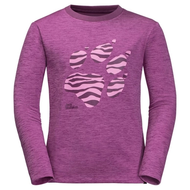 Longsleeve Jack Wolfskin Vargen Longsleeve Dark Peony Kinder