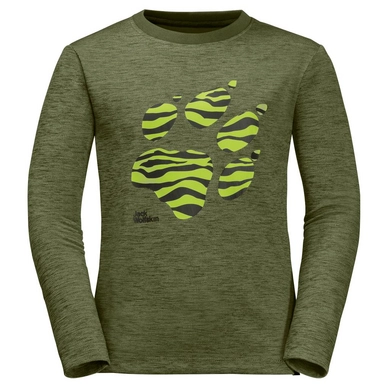 Longsleeve Jack Wolfskin Vargen Cypress Grün Kinder