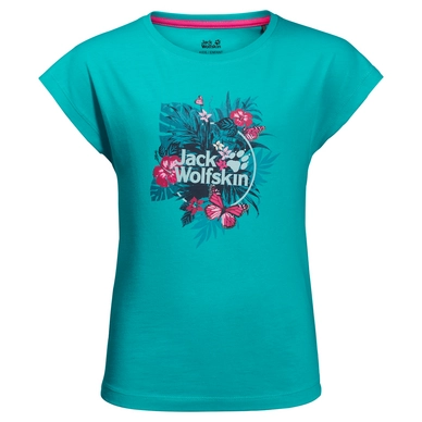 T-Shirt Jack Wolfskin Mädchen Tropical Aquamarine Kinder