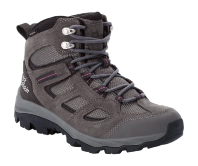 Chaussures de Randonnée Jack Wolfskin Femme Vojo 3 Texapore Mid Tarmac Grey Pink 2023. Oui