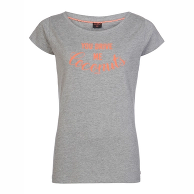 T-Shirt Protest Womens Impossible Dark Grey Melee