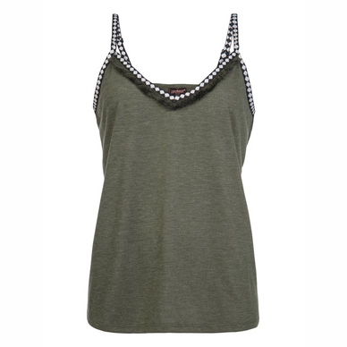 Spaghetti Top Protest Flawless 19 True Olive Damen