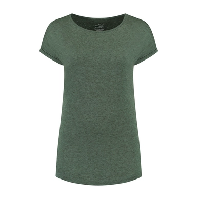 T-Shirt Blue Loop Women Woolcel T Cilantro