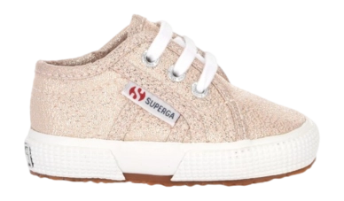 Superga Kids 2750 Lameb Rose Platinum