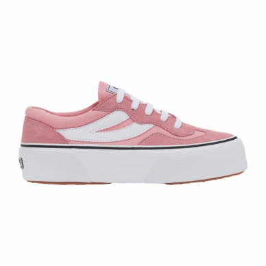 Baskets Superga Femme 3041 Revolley Colorblock Plateforme Pink