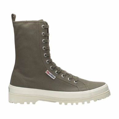 Stiefel Superga 2641 Alpina High Damen Green Safari