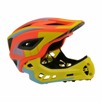 Helm Kiddimoto IKON Full Face Oranje Geel