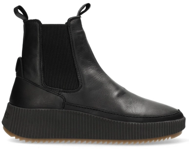 Bottines Shabbies Amsterdam Femmes SHS1481 Midtop Baskets Nappa Leather Black