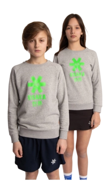 Trui Osaka Kids Deshi Sweater Green Star Heather Grey