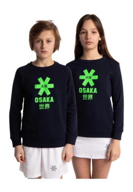 Trui Osaka Kids Deshi Sweater Green Star Navy Melange
