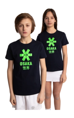 T-Shirt Osaka Kids Deshi Tee Green Star Navy