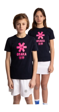 T-Shirt Osaka Kids Deshi Tee Pink Star Navy