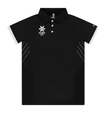 Tennisshirt Osaka Kids Polo Jersey Black