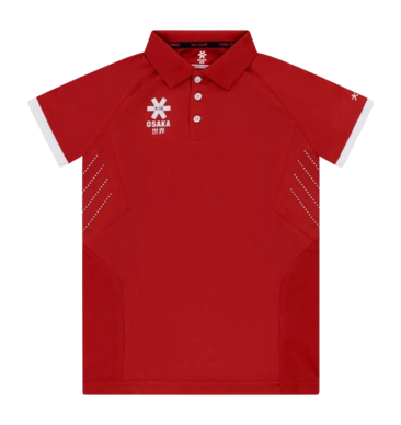 Tennisshirt Osaka Kids Polo Jersey Red