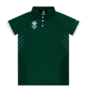 Tennisshirt Osaka Kids Polo Jersey Dark Green