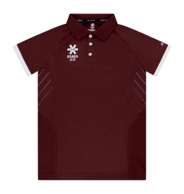 Polo de Tennis Osaka Kids Polo Jersey Bordeaux
