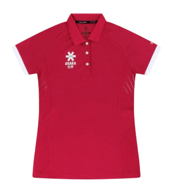 Tennisshirt Osaka Women Polo Jersey Red