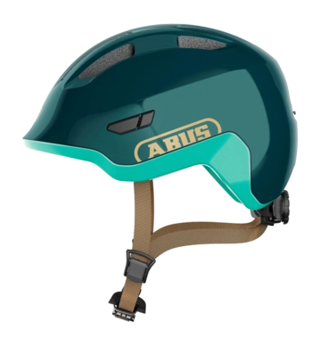 Helm Abus Kids Smiley 3.0 ACE LED Royal Green