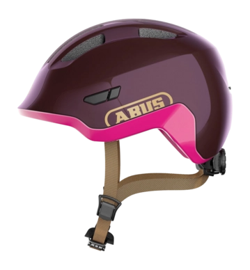 Helm Abus Kids Smiley 3.0 ACE LED Royal Purple
