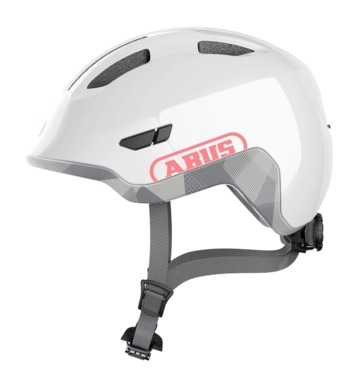 Helm Abus Kids Smiley 3.0 ACE LED Shiny White