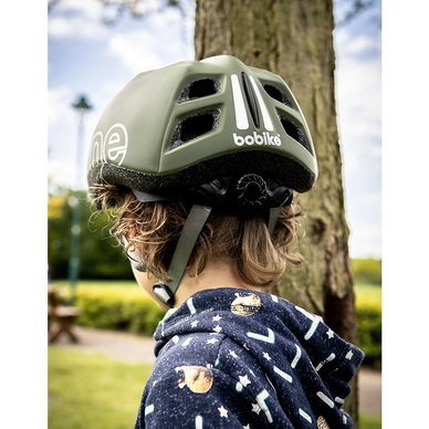 Casque Vélo Enfant Bobike One Plus XS - Bleu Citadel, 48-52 Cm, Matériaux Recyclés
