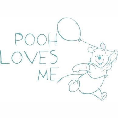 Muursticker Anel Pooh Fresh Mint Groot