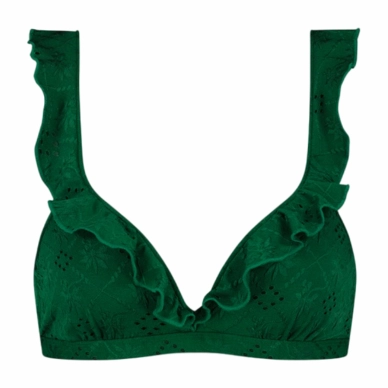 Bikinitop Beachlife Women 125 Green Embroid