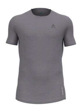 Undershirt Odlo Men Crew Neck S/S Natural Performance Grey Melange