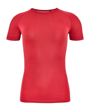 Ondershirt Odlo Women Crew Neck S/S Performance X-Light American Beauty