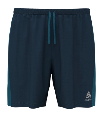 Sports Shorts Odlo Men Short Essential 6 Inch Blue Wing Teal Saxony Blue