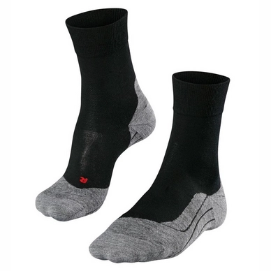 Running Socks Falke Men RU4 Wool Black Mix