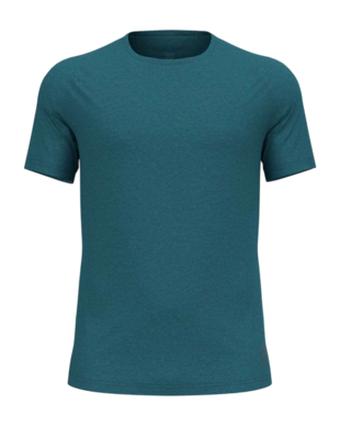 T-shirt Odlo Homme à Col Rond S/S Active 365 Blue Wing Teal Melange