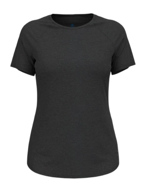 T-shirt Odlo Femme à Col Rond S/S Active 365 Black Melange