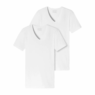 T-Shirt Schiesser Men 173982 White (set van 2)