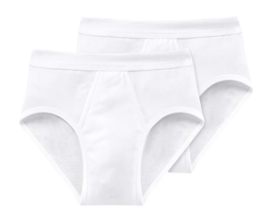 Onderbroek Schiesser Men 205159 Sportsbrief White (set van 2)