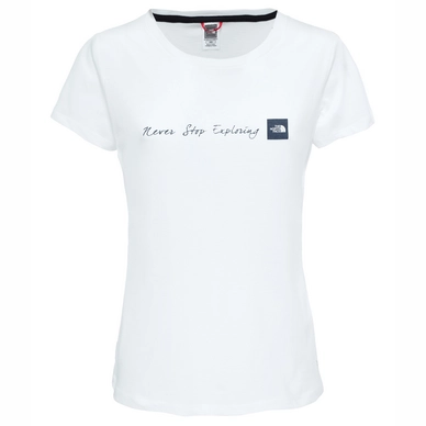 T-Shirt The North Face Women Never Stop Exploring Tee TNF White