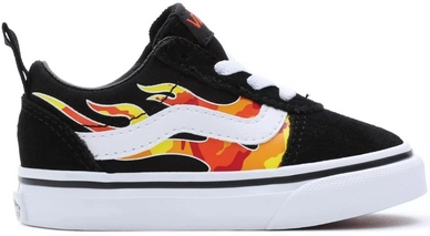 Baskets Vans Toddler Ward Slip On Flame Camo Black White