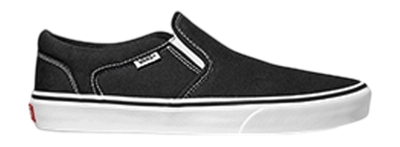 Vans Men Asher Canvas Black White '24