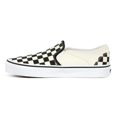 Vans Women Asher Checker Board Black White
